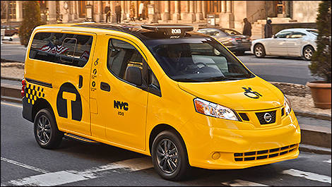 NV200 Mobility Taxi 3/4 view