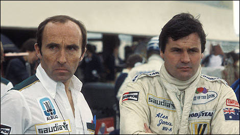 F1 Sir Frank Williams Alan Jones