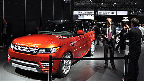 Range Rover Sport vue 3/4 avant