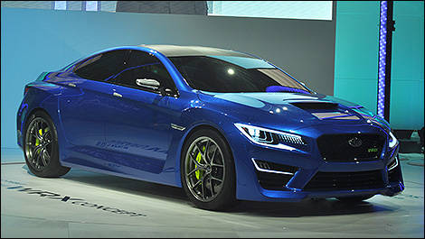 Subaru WRX  vue 3/4 avant