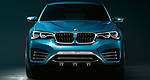 BMW : première mondiale pour le concept X4 à Shanghai