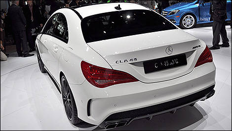 2014 Mercedes-Benz CLA 45 AMG back view