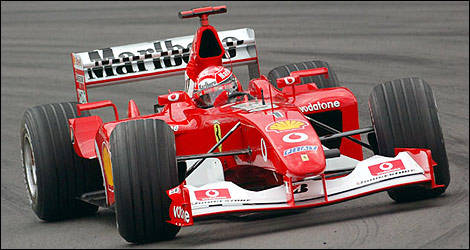 F1 Ferrari F2002 Michael Schumacher