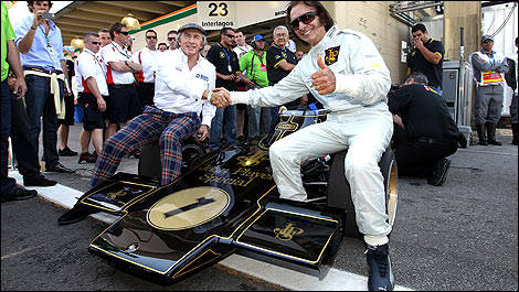 F1 Brazil 2010 Sir Jackie Stewart Emerson Fittipaldi