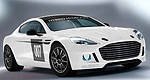 Une Aston Martin Rapide S à hydrogène au Nürburgring