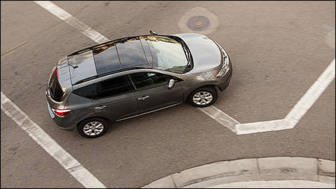 Nissan Murano 2013 vue de haut