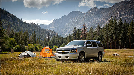 Chevrolet Tahoe hybride 2013 vue 3/4 avant