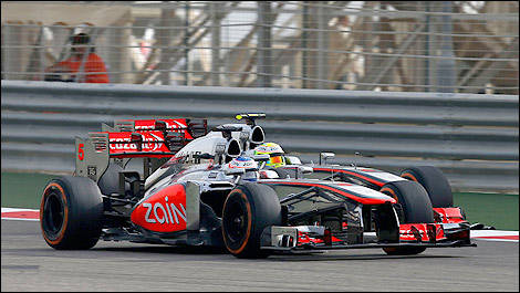 F1 McLaren Sergio Perez Bahrain Jenson Button