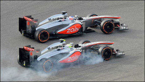 F1 Jenson Button McLaren Sergio Perez