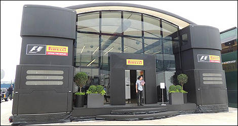 F1 Pirelli facilities