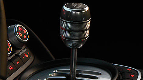 Audi R8 2010 levier de vitesse