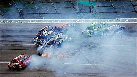 NASCAR crash Talladega