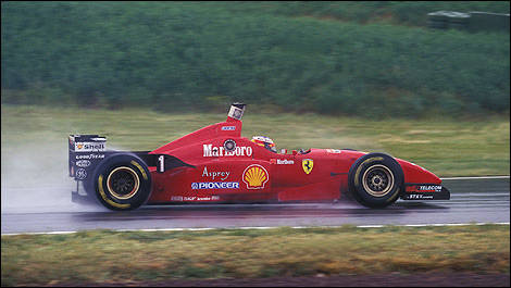 F1 Ferrari Michael Schumacher Spain 1996