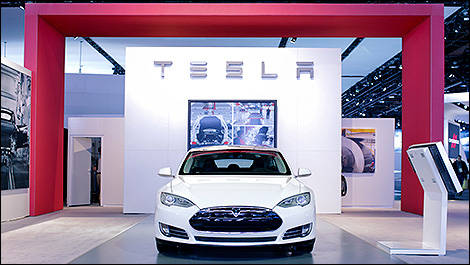 Tesla Modele S 2012 vue de face
