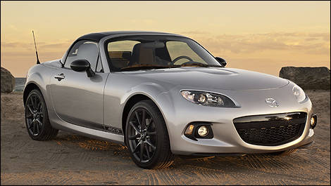 Mazda MX-5 vue 3/4 avant