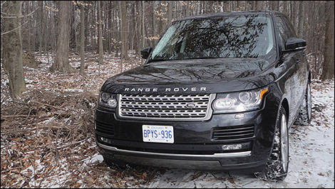 2013 Range Rover Sport Supercharged3/4 view