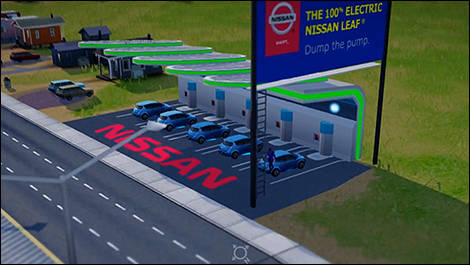 Nissan charging station