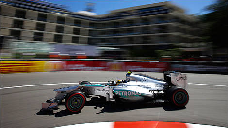 F1 Mercedes Monaco