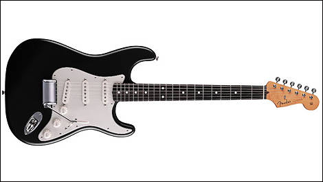 Fender Stratocaster, black colour 