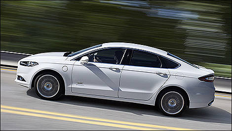2013 Ford Fusion Energi side view
