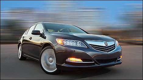 Acura RLX 2014 vue 3/4 avant
