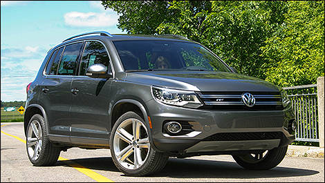 Volkswagen Tiguan R-Line 2013 vue 3/4 avant