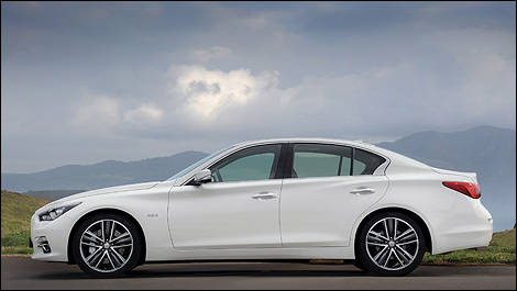 Infiniti Q50 2014 vue côté