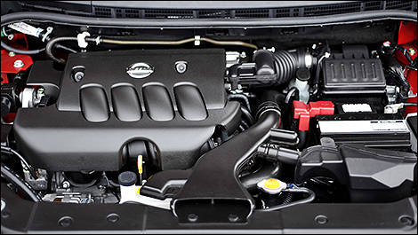 2009 Nissan Versa hatchback engine