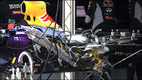 F1 Red Bull Renault engine