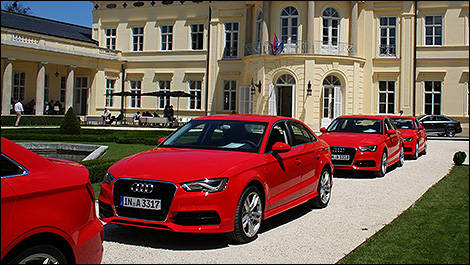 Audi A3 2015 vue 3/4 avant