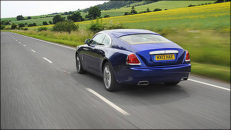 Rolls-Royce Wraith rear 3/4 view