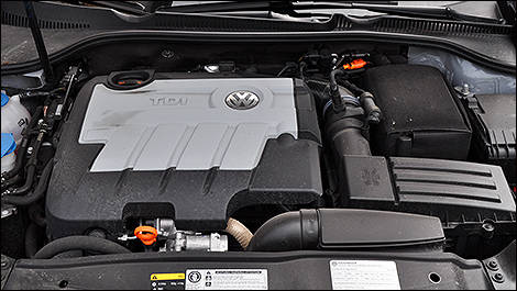 Volkswagen Golf TDI 2013 moteur