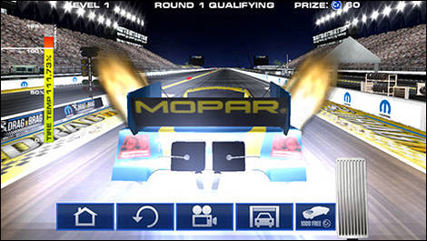 Mopar releases free “Drag N Brag” game on iTunes