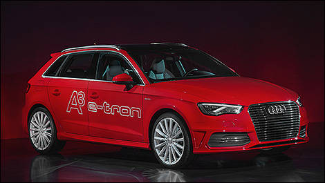 2014 Audi A3 e-tron 3/4 view