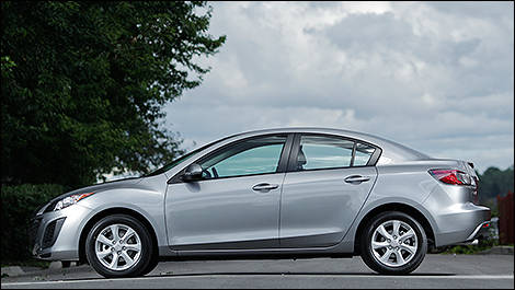 2011 Mazda3 GX sedan side view