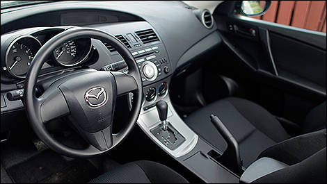 2011 Mazda3 Sport GS driver's cockpit