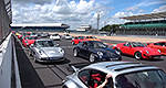 Une parade de 1208 Porsche 911 à Silverstone