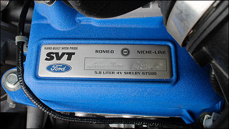 Ford Mustang GT500 2013 moteur