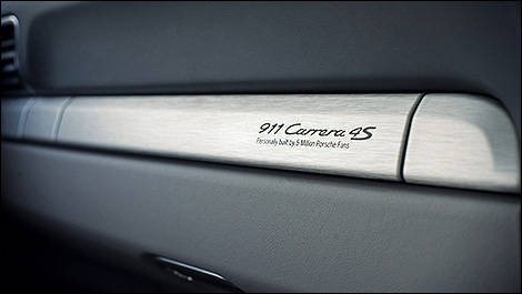 Porsche 911 Carrera 4S édition spéciale détails