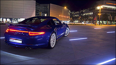 Porsche 911 Carrera 4S special edition rear 3/4 view