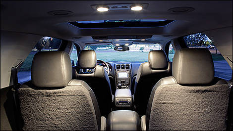 2011 GMC Acadia Denali inside