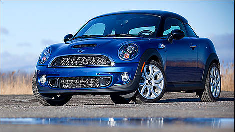 2012 MINI Cooper S Coupe 3/4 view