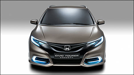 Honda Civic Tourer Concept vue de face
