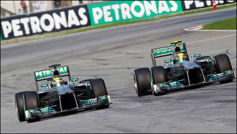 F1 Nico Rosberg Mercedes AMG Lewis Hamilton