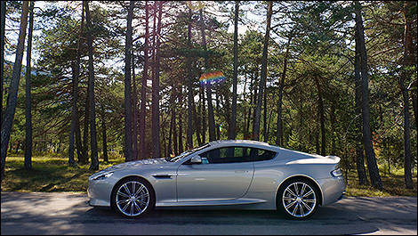 2013 Aston Martin DB9 side view