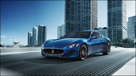 Maserati GranTurismo Sport 2013 vue 3/4 avant