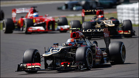 Romain Grosjean, Kimi Raikkonen, Lotus E21