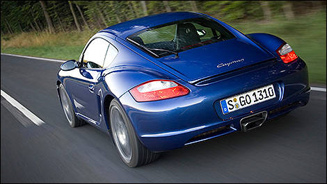 Porsche Cayman 2007 vue 3/4 arri&egrave;re