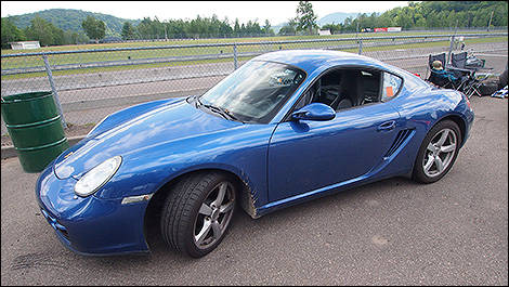 2007 Porsche Cayman side view