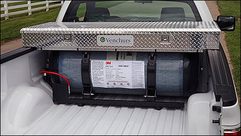 Ford CNG F-150 gas tank